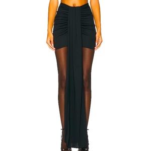 HELSA Matte Jersey Mini Skirt